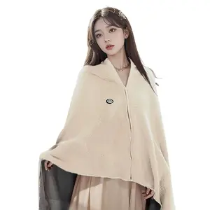 B89B-Wearable Electric Blanket 3 Heating Levels USB Heating Winter Warm Blanket Home Office Outdoor Heating Mattres A