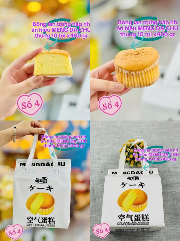 1 Hộp bánh Bông Lan Hoặc Sanwich MENG DU CHU Huệ Huệ Tân Cương