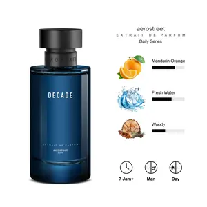 Aerostreet Parfum Daily Decade Aroma Mandarin Orange Fresh Water Woody - Extrait De Parfum PF003 Parfum Pria