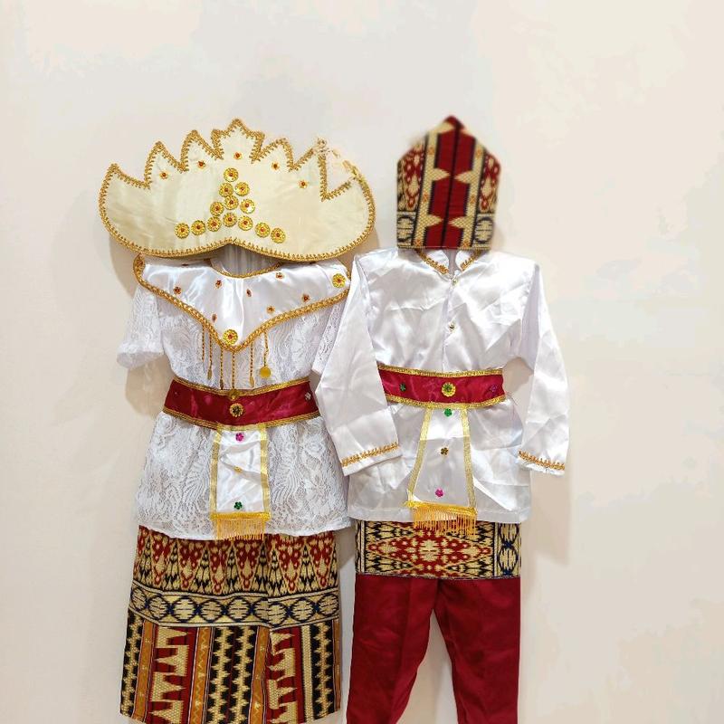Baju Adat Lampung Anak TK SD Laki Perempuan Cewek Cowok 1