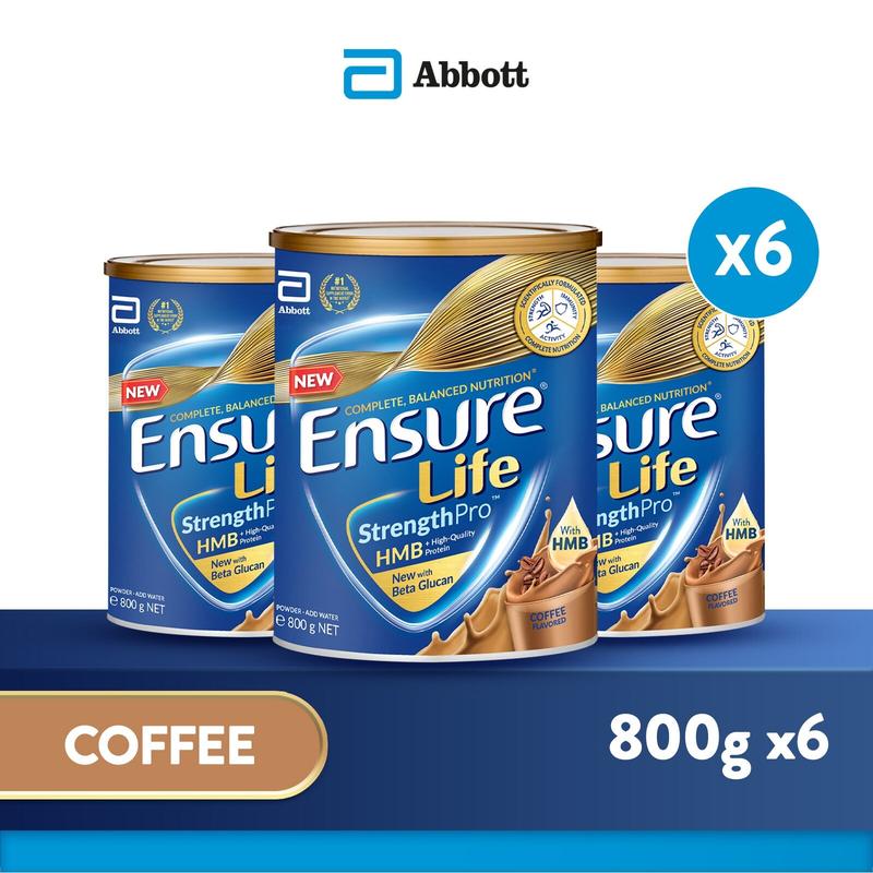 [Bundle of 6] Ensure® Life StrengthProᵀᴹ Coffee 800g - TikTok Shop ...
