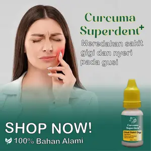 [SPECIAL PROMO] Curcuma Superdent - Obat Sakit Gigi dan Nyeri pada Gusi isi 10 ml