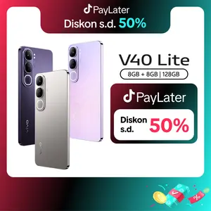 V40 Lite 4G (8/128) - AI Aura Light Potrait, AI Erase, 80W FlashCharge, 32MP Front Camera