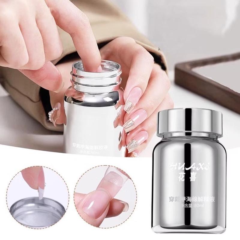 Nước Tháo Móng Úp Huaxi 80ml Chính Hãng Và Dung Dịch Xịt Tháo Móng Úp 100ml Tháo Móng Nhanh Dễ Sử Dụng Không kích ứng Da Dùng Trong ngành Làm móng Tay Chân nail