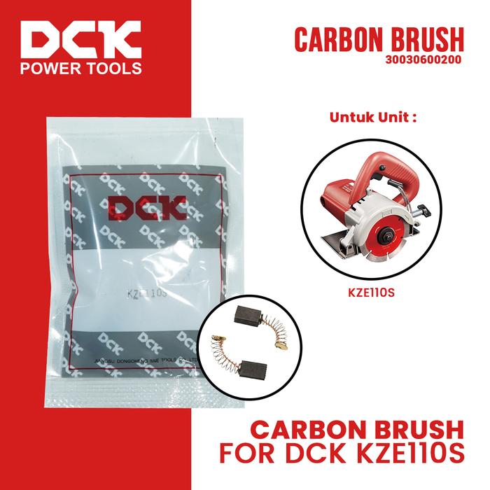 Gambar Carbon Brush/Arang untuk Marble Cutter KZE/DZE/AZE110S dari DCK Power Tools Indonesia Kota Administrasi Jakarta Barat Tokopedia