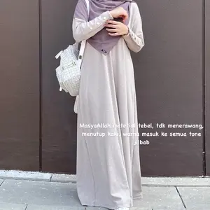 ADIBA - HEIDY ABAYA KNIT PREMIUM / KNIT STRIPES / KNIT POLOS / CASUAL DRESS BUSUI FRIENDLY Muslim