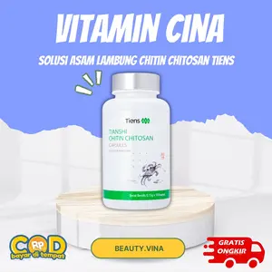 Vitamin Cina Asam Lambung- Chitin Chitosan Tiens Untuk Asam Lambung Herbal Cina CIHITIN CHITOSAN TIENS - Untuk Asam lambung/Gerd/Anxiety Obat Cina Lambung