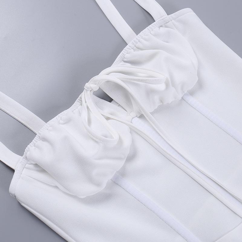 Product Introduction of Women's Spaghetti Strap Neckline with Lace Up Dress For Women Summer Casual Wear Womenswear Lingerie 5