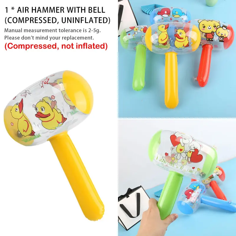 1pc PVC Cheerful Children Inflatable Air Hammers Nice Gift For - TikTok ...