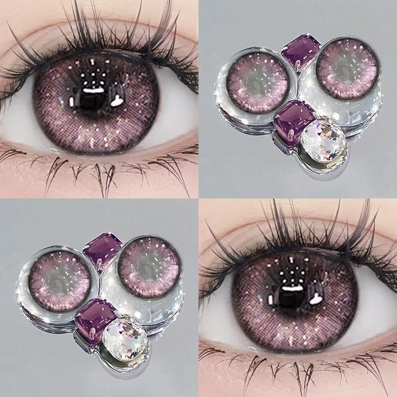  Kính áp tròng màu 100 ~ 600 độ Kính áp tròng dùng một lần trong nửa năm Kính áp tròng cận thị 14,0mm   14,5mm 004996  Thanh Toán Khi Nhận Hàng  