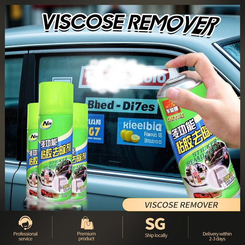 SG 450ml Sticker Remover Adhesive Car glass Residue Remover Spray Agent ...