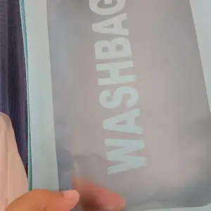WASHBAG TAS KOSMEIK TRANSPARAN/WASHBAG POUCH WATERPOOF MURAH