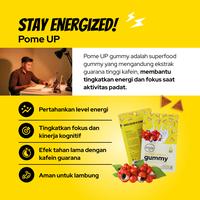 Gambar Pome UP - Guarana Caffeine Energy Gummy (Tingkatkan fokus dan energi saat bekerja) dari Getpome Kota Tangerang 2 Tokopedia