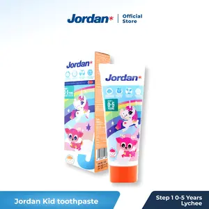 Jordan Toothpaste Step 1 (Milk Teeth)  - Pasta Untuk Sikat Gigi Bayi & Anak Usia 0-5 Tahun