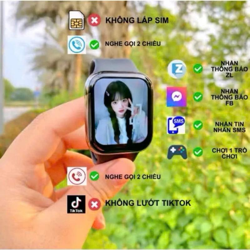 Đồng hồ thông minh T800 Smatwatch Nghe Gọi Chơi game Nhận thông báo sức khỏe Cho Nam Nữ