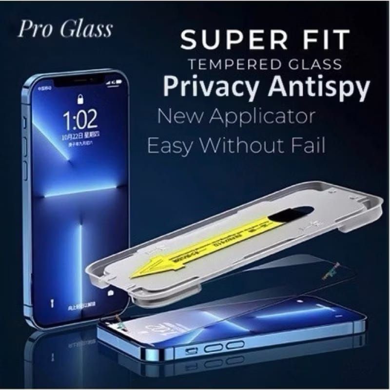 FOR SAMSUNG ANTIGORES GORIGLASS VARIAN [ BENING | PRIVACI ] EASY INSTALL KIT SUPERFIT SCREEN PROTECTOR FULL COVER AUTO ALIGMENT GLASS GLOSSY READY ALL TYPE SAMSUNG A SERIES