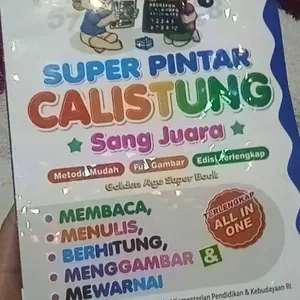 Buku Anak / Belajar Membaca Menulis Berhitung / Super Pintar Calistung Sang Juara – Terlengkap All In One / Lingkar Media / Lingkar Media LM - LM