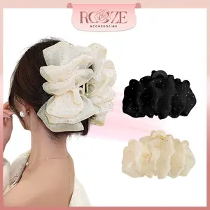 Jedai Rambut Jumbo Cantik Jepitan Blink Ala Vintage Pretty Aesthetic Hair Claw Fashion Style