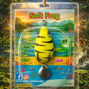 Soft Frog Lure 2.5cm (Warna chat penjual)