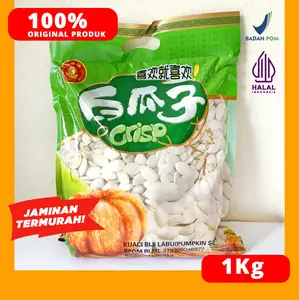 KUACI PUTIH BIJI 1KG LABU CRISPY HSIANG YANG BRAND