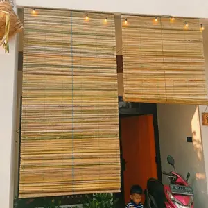 Tirai Krey Sawit Aesthetic 1 x 2 Meter Tirai Penahan Panas Dan Air Hujan