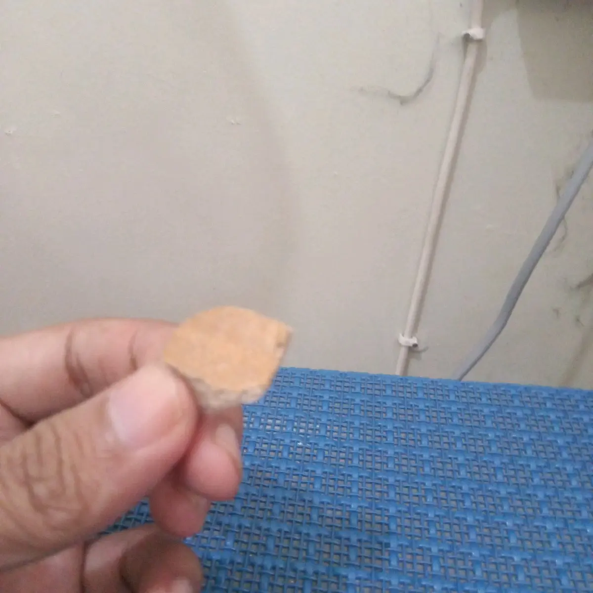 Sobekan kardus, sebagai benda pelengkap yang dapat dibuang kapan saja
