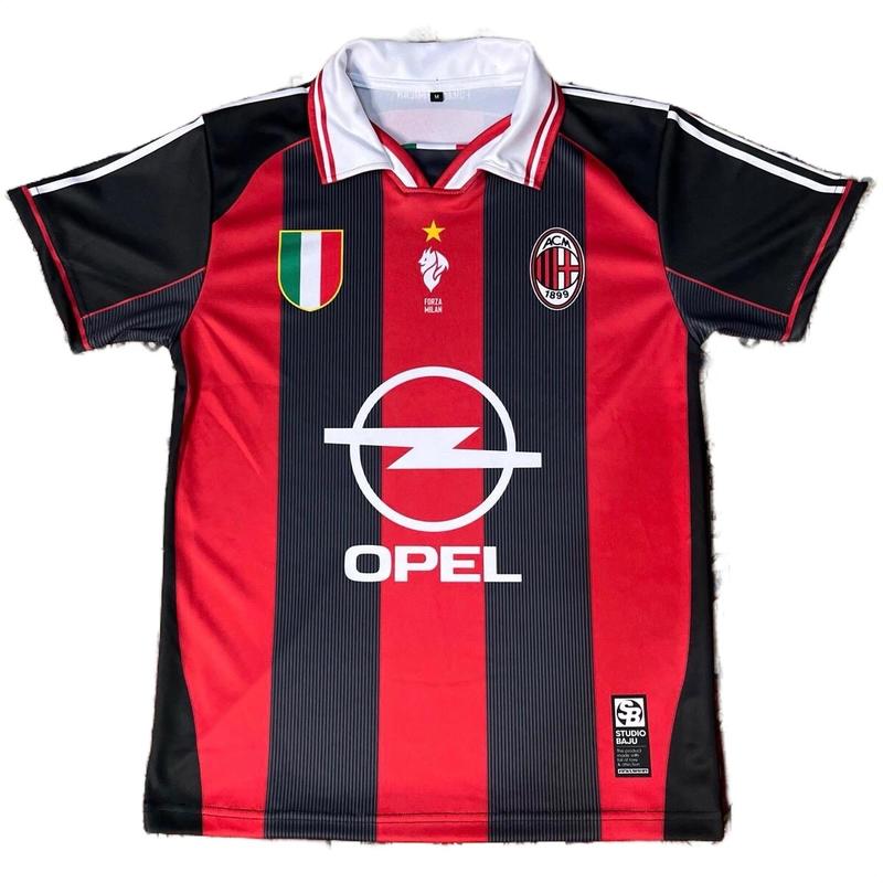 STB JERSEY FANTASY AC MILAN RETRO/JERSEY VINTAGE/JERSEY CLASIC/JERSEY RETRO/JERSEY FANTASY 0