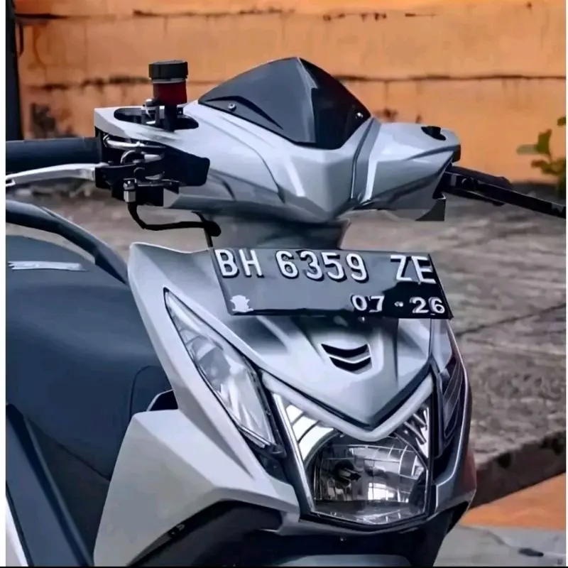 VISOR BEAT FI ESP 2014-2016 MODEL KECIL AKRILIKWINDSHIELD HONDA BEAT FI ESP KACA DEPAN VARIASI Motorcycle