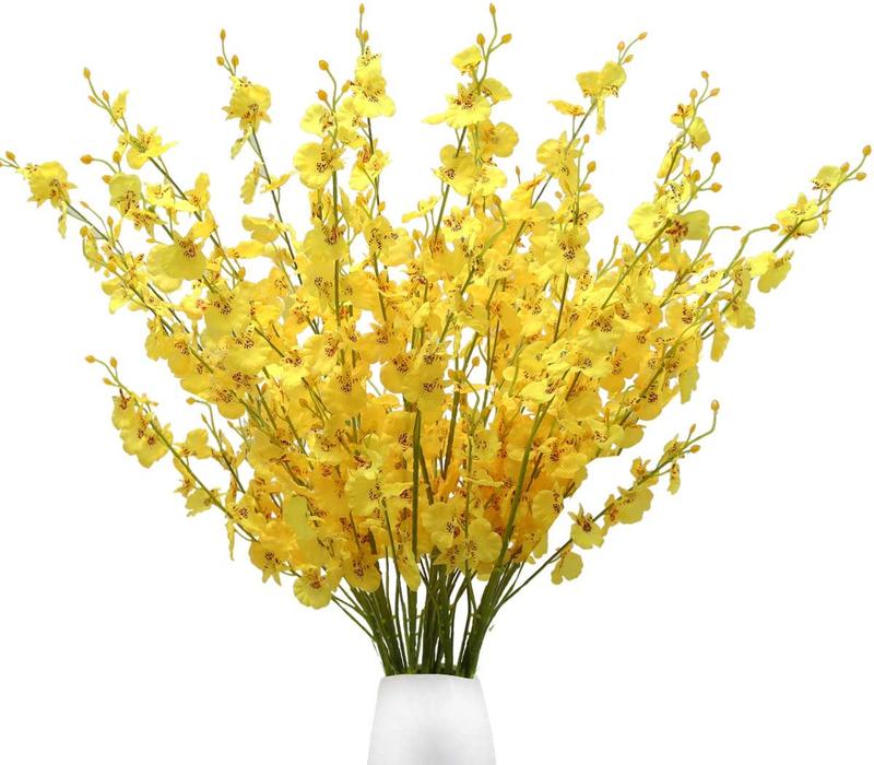 5 Pieces Flower Artificial Golden Shower Spray,($4.50/piece)  home decor, arrangement, garden Afaux488 3