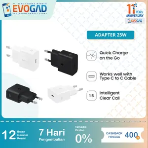 Samsung Adapter 25w Original, Adapter 45w Original | Kepala Charger Samsung Original 25w Tanpa Kabel - Kepala Charger Samsung Original 45w Kabel | Garansi Resmi Samsung
