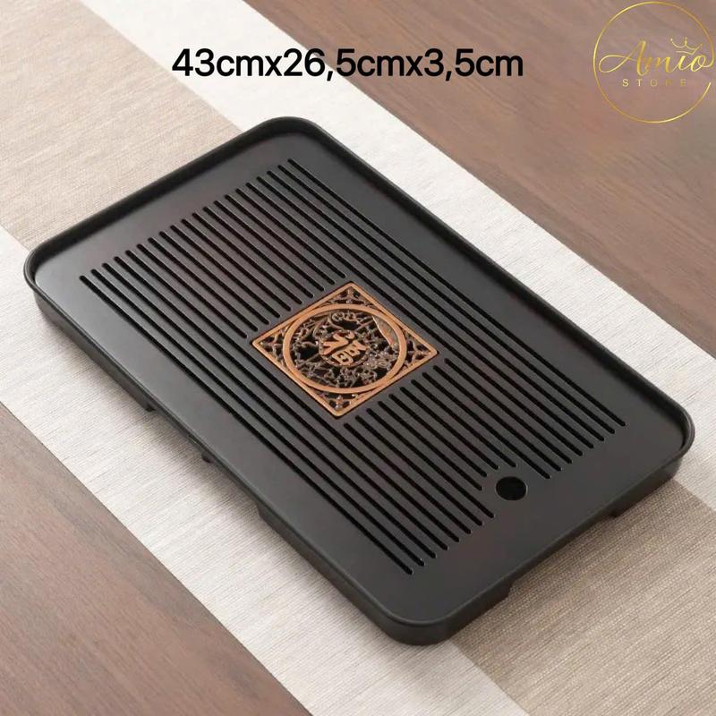 Khay Trà Tre Cao Cấp, Khay Ấm Chén Uống Trà Bằng Tre Hun Khói