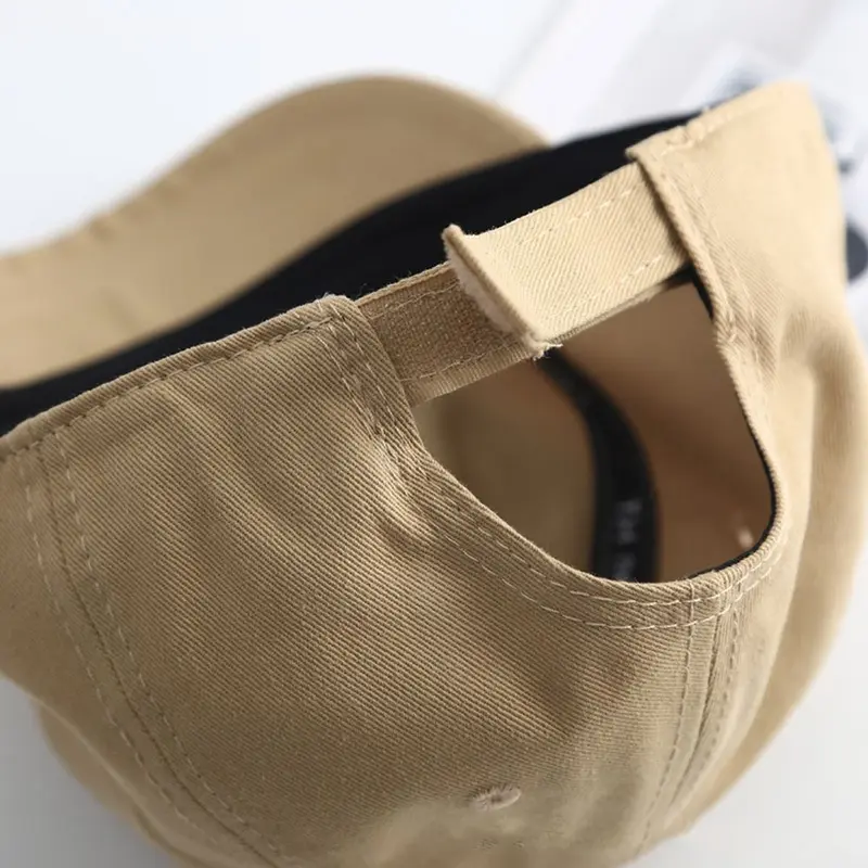 Mũ Phong Cách Hàn Quốc Có Thể Điều Chỉnh Cho Nam Và Nữ, Mũ Che Nắng Cotton, Snapback Unisex, Mũ Bóng Chày Vành Ngắn, Mũ Bóng Chày Màu Trơn Cap 3