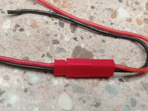 Kabel Socket Merah JST 2 Pin Male dan Female