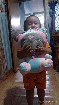 Product Review of Boneka kuromi pelangi sanrio ukuran jumbo 60cm lembut mewah kado ultah Anak Asli Dolls from T**y R**i 0