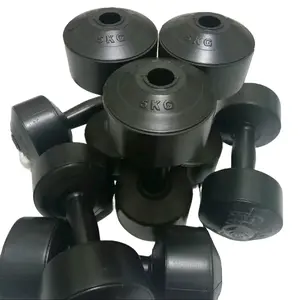 alat gym dumblle plastik murah meriah tinggal isi pasir