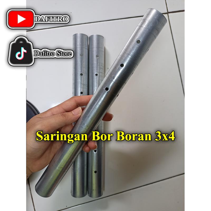 Saringan Bor Boran 3x4 4x4 SarBor Full Saringan Engker Knalpot Vario Beat Scoopy Mio Nmax Pcx Aerox Tsukigi TZM CMS Inlet 28 dan 38 Motorcycle Besi 3