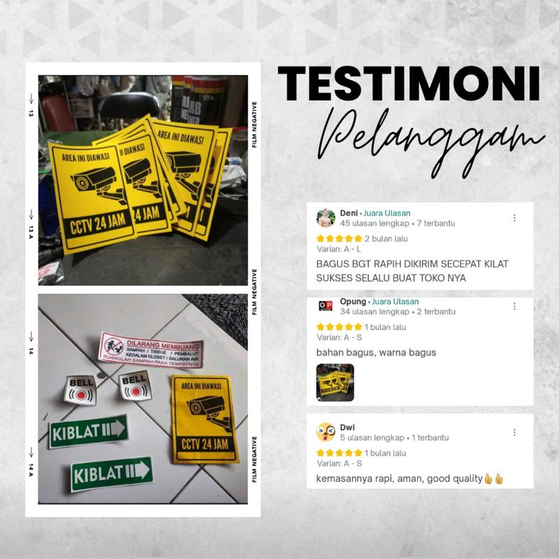 Stiker Kiblat / Sticker kiblat / stiker arah kiblat / sticker arah kiblat / stiker arah kiblat shalat / sticker arah kiblat shalat 6