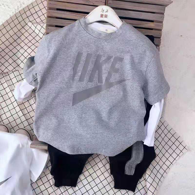 Product Introduction of Boys Summer Trendy T-shirt Top Short sleeved Loose Pullover Versatile Thin Breathable Unisex Clothes Trendy softjeansbaby 7