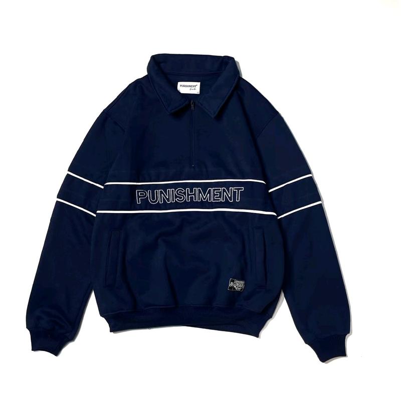 Rugby Punisment -Sweatshirt Kerah Original Oufit Pria Wanita Terbaru-Jaket Rugbyb Bordir 3