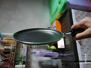 Product Review of Crepes Pan / Wajan Teflon Datar Gagang / Crepes Maker Kulit Lumpia Risol 16CM 18CM 20CM 22CM 28CM from F**q A** 1