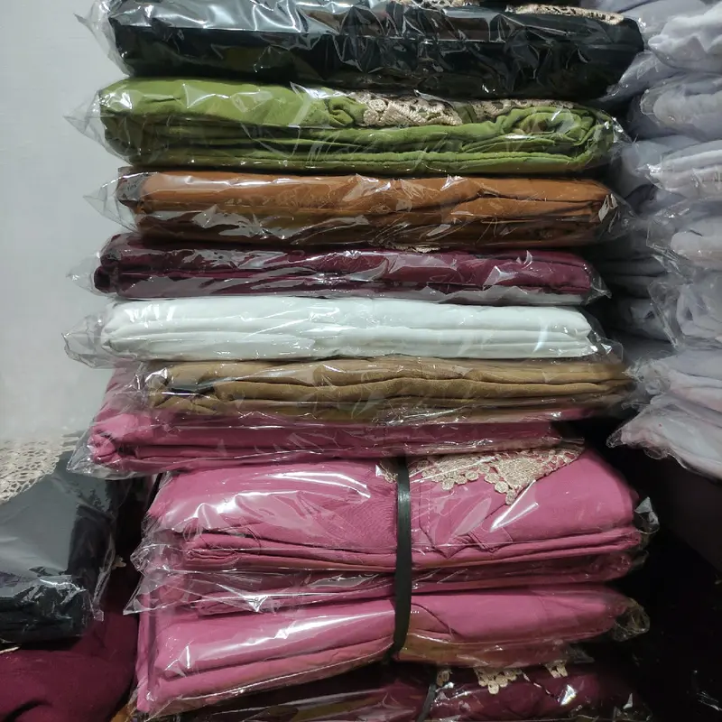 Mukena Dewasa Muslim Terusan Jumbo Rayon Polos Renda 2
