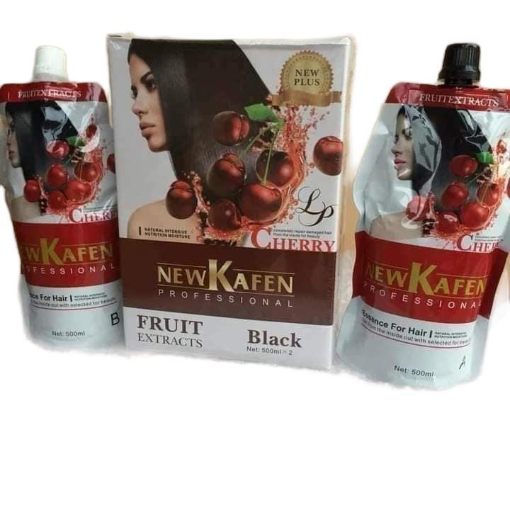  Combo 5 Hộp Nhuộm Thảo Dược Phủ Bạc NewKafen Màu Nâu Hoặc Màu Đen 500mlx2 Dưỡng Tóc 