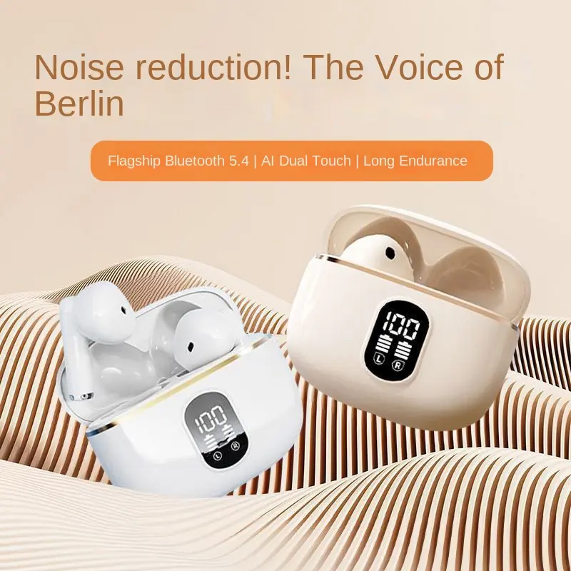 2025 [Hot selling model] Real wireless ear noise cancelling Bluetooth headset comfortable to wear running long endurance Audio Electronic Earbud