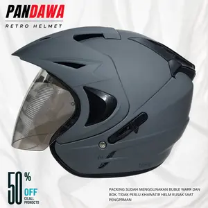 INK Helm Dewasa Double Visor Motorcycle Helmet  SNI free Stiker - Packing Box