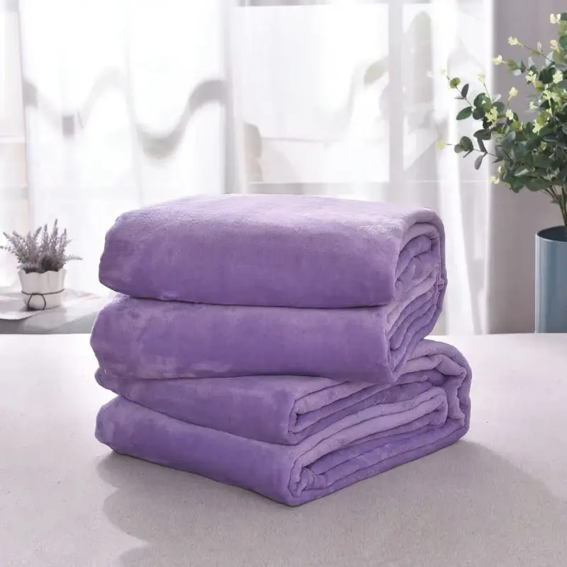 Selimut Polos Ukuran 150x200 Warna Elegant & Aesthetic Tebal & Lembut 5