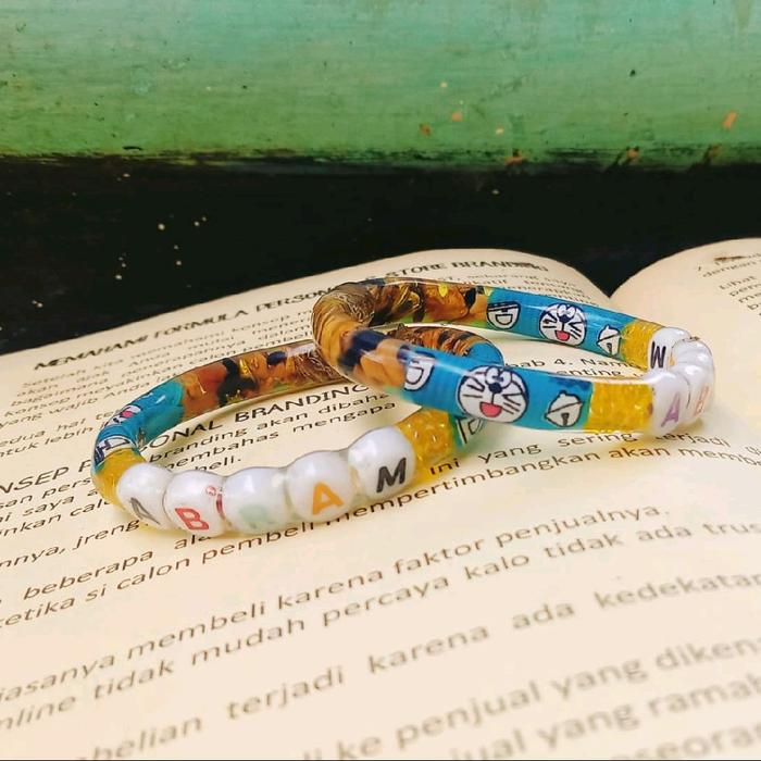 Gambar Gelang sawan doraemon biru muda dingo bangle dari Purnama05_ Kab. Sukoharjo Tokopedia