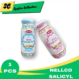 Bedak Nellco Salicyl 60gr untuk Wajah dan Tubuh - Powder