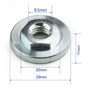 MUR PENGUNCI GERINDA 4 INCH HEXAGONAL (HANYA BAUT ATAS) (MIN 5 PC)