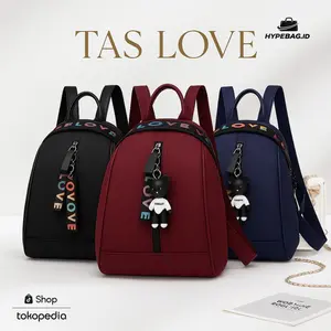 Tas Ransel Love Love Backpack Mikro Fashion Wanita