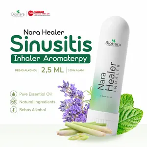 NARA HEALER Inhailer Aromaterapi | Atasi Sinusitis inhaler minyak essential Inhaler Anxiety Herbal Anak Ibu Alami Hamil Belah Samping